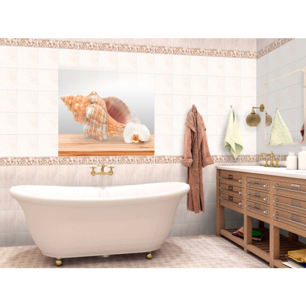 Панель ПВХ 25 Golden beach узор (комплект из 5шт) 250*270м СтА 1/10