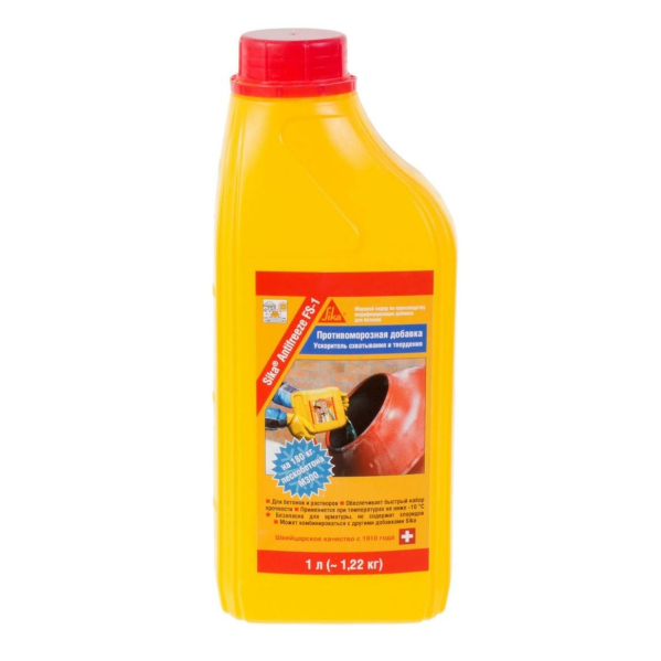 Добавка морозостойкая Sika Antifreeze FS-1, 1 л