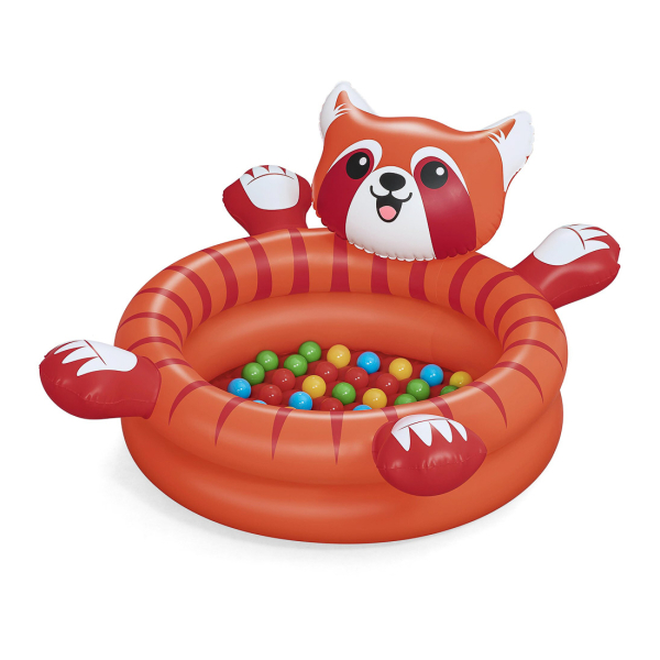 Бассейн надувной 107*94*58см с мячами Playful Red Panda Bestway