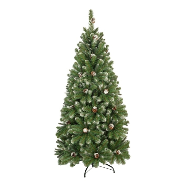 Елка исскуственная 120см с шишками ЕлкиТорг Снежная королева