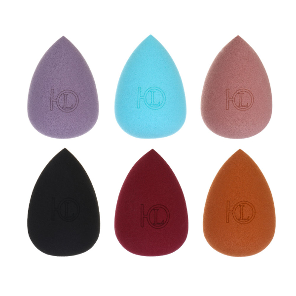 Спонж для нанесения тональной основы тм ЮНИLOOK, латекс, 4,5x3/3,5см, 3-6 цветов