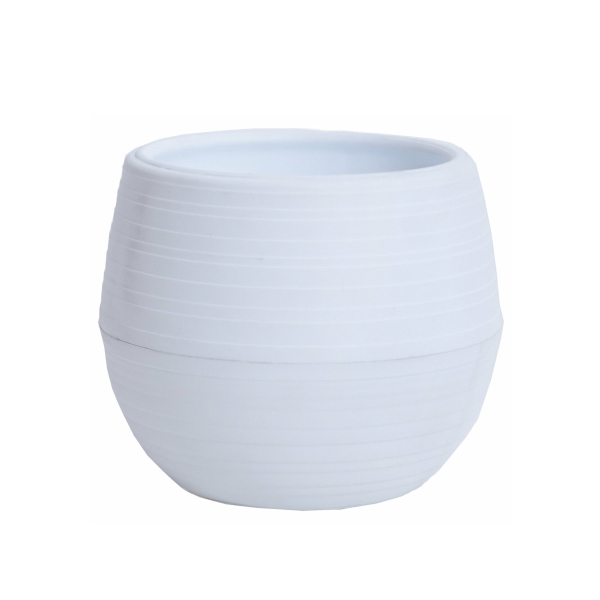 Кашпо 1.5л белый Дуэт Ангарск