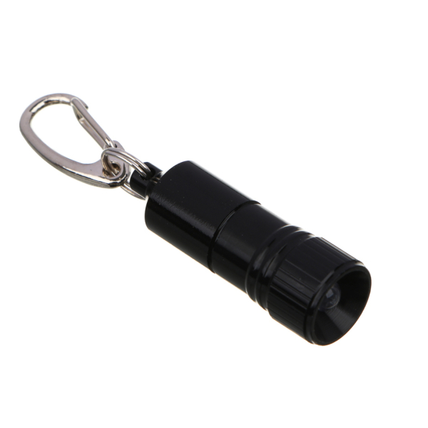 ЕРМАК Фонарик-брелок 2Вт 1 LED COB 1св/д100lm 13м2,ABS,чёрный,карабин,IP44 Космос