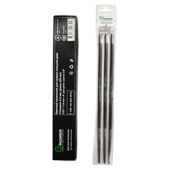 Напильник 4,8мм для заточки цепей Grower