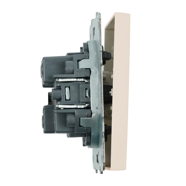 Выключатель СУ 1 кл. кашемир soft touch ЭМИЛИ RSW10-5103-08 STEKKER мех-зм под рамку