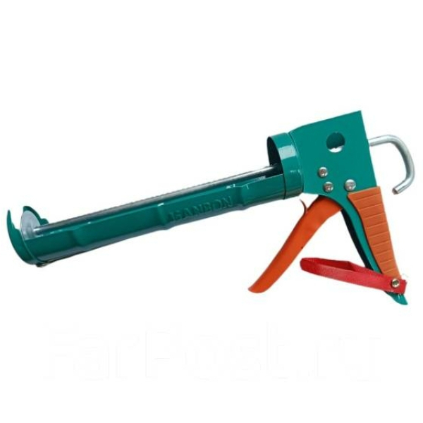 Пистолет - полуцилиндрический для картриджей 310 мл усиленный