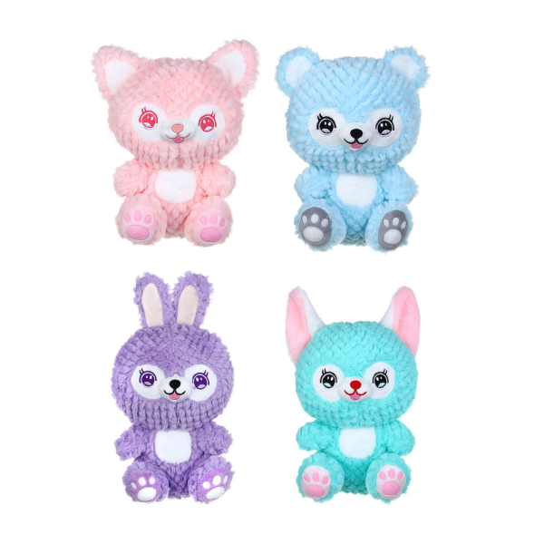 ИГРОЛЕНД Игрушка мягкая "Зверуша" 23 см, полиэстер, 4 диз.