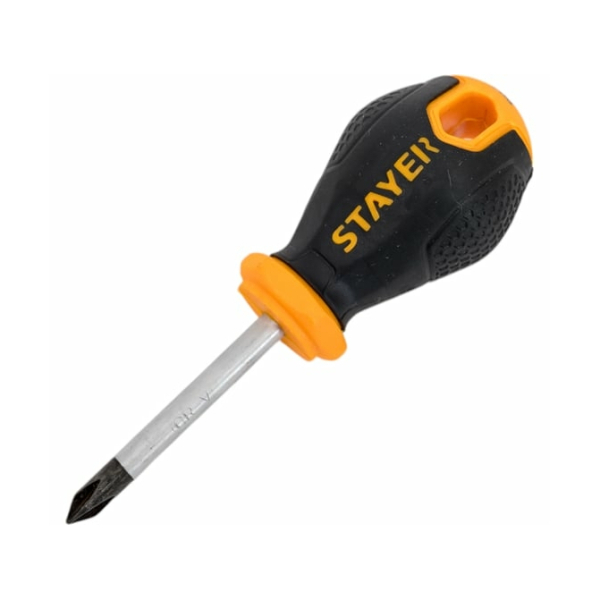 Отвертка PH1*38мм CrV двухкомпонентная рукоятка STAYER Hercules