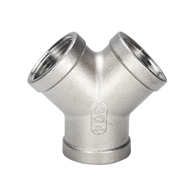 Тройник Y-образный никель 1/2" вр