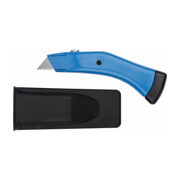 Нож для напольных покрытий усиленный синий Дельфин Профи