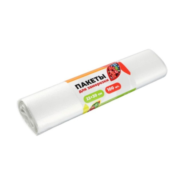 Пакет для заморозки, 3л, 100 шт, 11мкм, полиэтилен (ПНД)