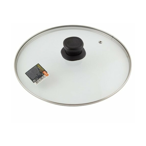 Крышка 28см стекло с металлическим ободком Cappello Mallony