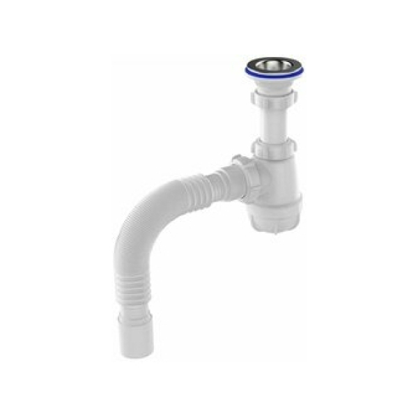 Сифон для мойки 1-1/2"*40мм с гофрой 40/50мм B0115‑30‑MR AQUANT