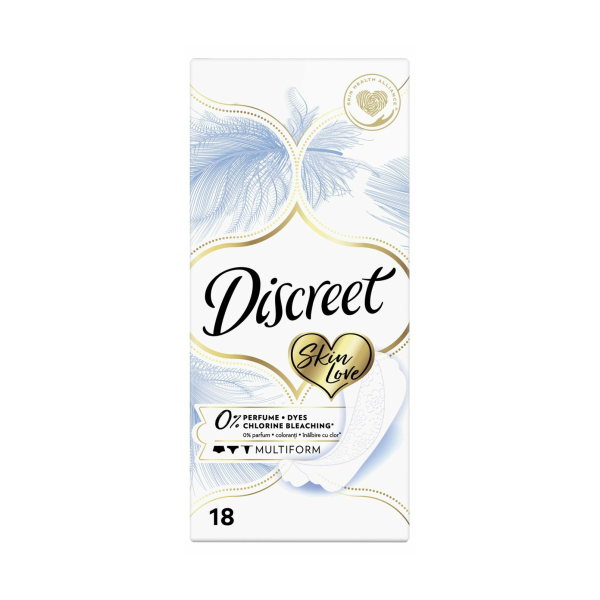 Прокладки ежедневные Discreet Skin Love Multiform Single 18шт