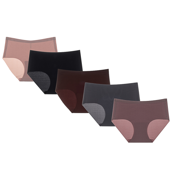 RS Трусы-слипы женские бесшовные в рубчик, р. 48, 85% нейлон, 15% спандекс, разноцветные, арт. 2036R