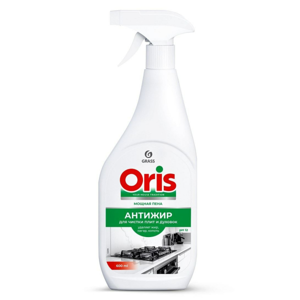 Чистящее средство для кухни GRASS Oris  АНТИ-ЖИР спрей 0,6л