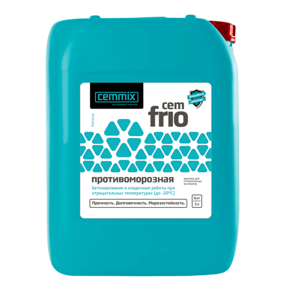 Добавка противоморозная Cemmix CemFrio, 5л.