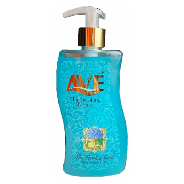 Мыло жидкое "AVE" Голубое" Океанский бриз 500гр