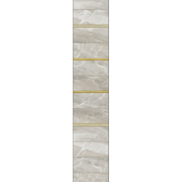 Панель ПВХ  Аурэлия Марбл (из 2 шт) 250*2700*8мм СтА 1/12