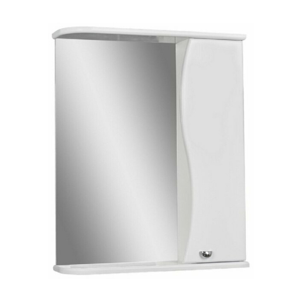 Зеркало-шкаф Волна 55 правый Айсберг ДОМИНО