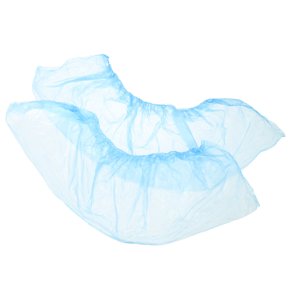 Бахилы одноразовые, полиэтилен, 25 пар, 18 микрон, синие