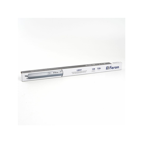 Блок питания 72Вт 12В IP20 ультратонки (драйвер) LB001 Feron