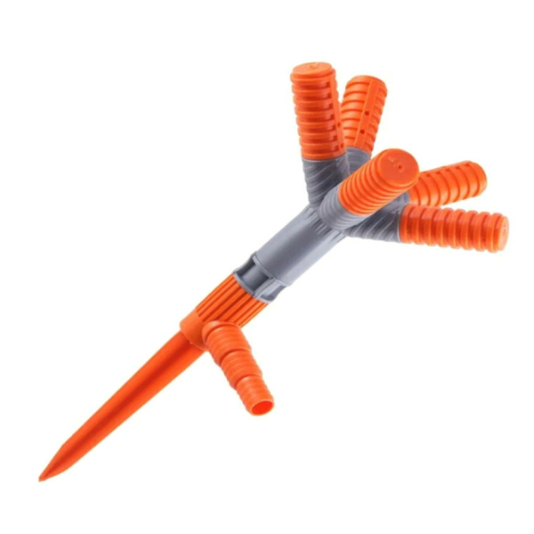 Распылитель регулируемый 5 режимов 1/2-3/4 вращающийся на пике