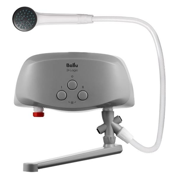 Водонагреватель проточный безнапорный 5,5кВт излив+душ 3-Logic TS BALLU