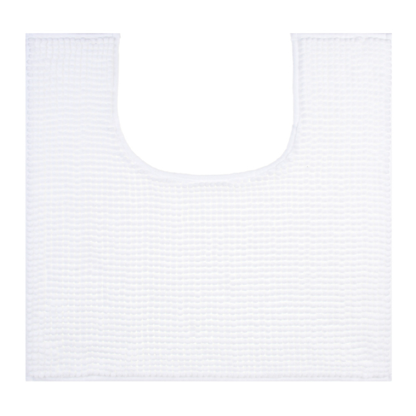 VETTA Коврик для туалета, 50х50см, синель 1,2см, белый