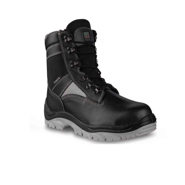 Ботинки кожаные утепленные высокие СТРОИТЕЛЬ ПУ/ТПУ мет.подносок 43