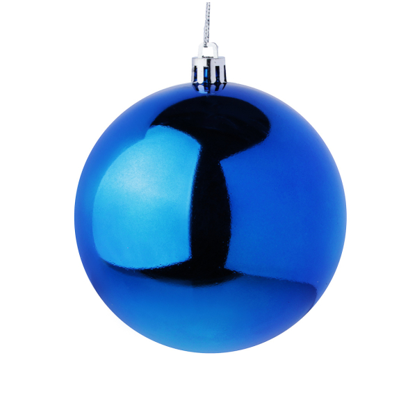 СНОУ БУМ Шар 10см пластик, синий