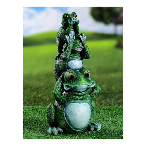 Садовая фигура Лягушки 15*12*30см