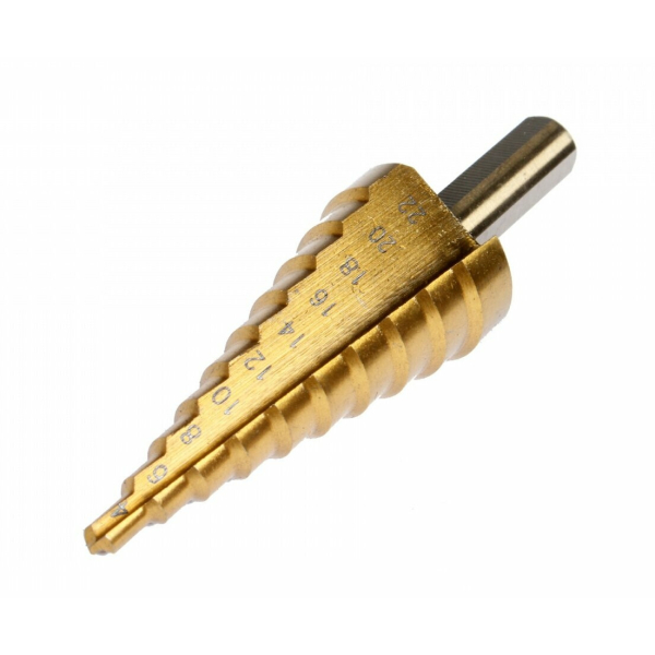 Сверло по металлу ступенчатое 4-22мм INGCO