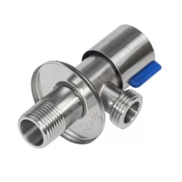 Кран шаровой угловой 1/2"-3/4" нерж.сталь ATS-1234 PROFSAN