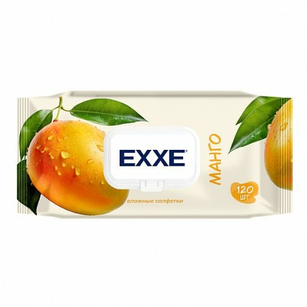 Влажные салфетки 120шт Манго ЕХХЕ