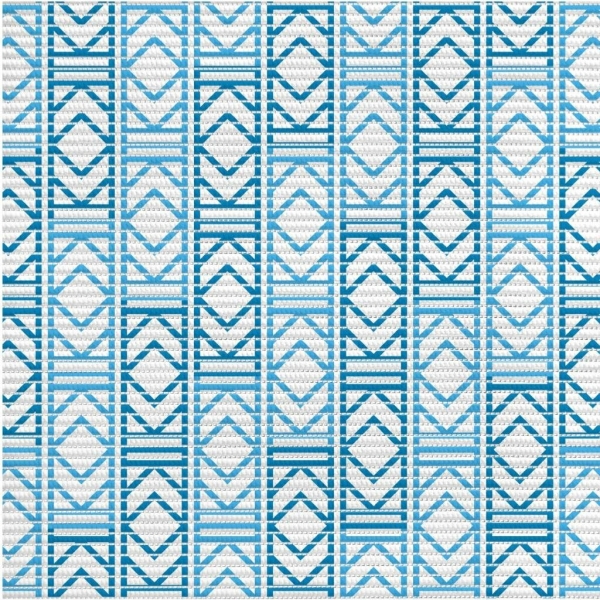 Коврик отрезной для ванной ВПВХ 0,65*15м Преображение 214PT-blue VILINA