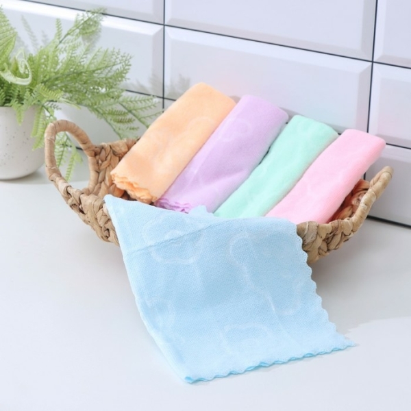 Салфетка микрофибра  5шт 30*30см микс
