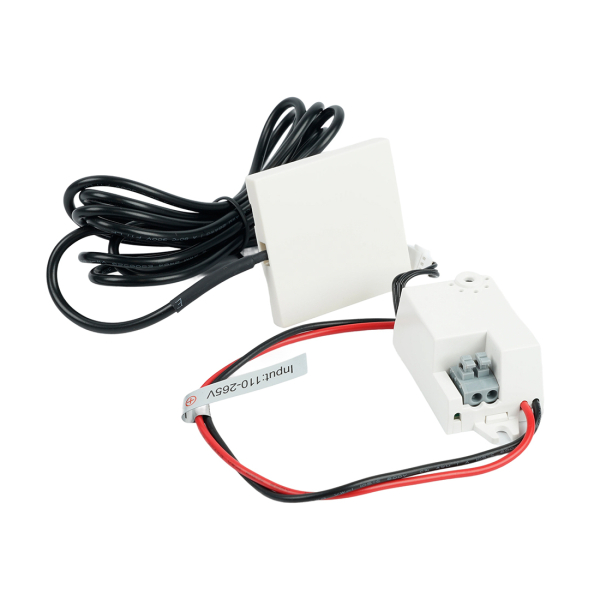 Датчик движения (касания руки) 500Вт 220В накладной, димм, белый 51х51х6,7мм SEN33A Feron