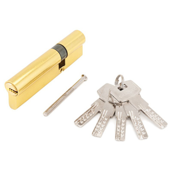 Цилиндровый механизм ключ/ключ 30/10/60 5 ключей латунь АЛЛЮР