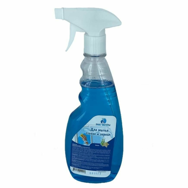 Средство для мытья стекол и зеркал Знак чистоты 500л Океан