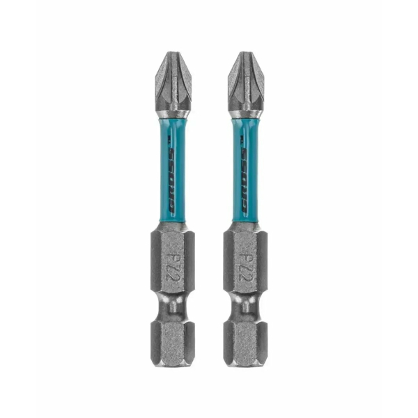 Бита PZ2*50мм торсионная 2шт Gross