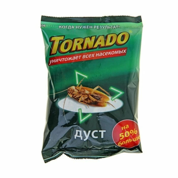 Средство от тараканов мух блох 150гр Tornado