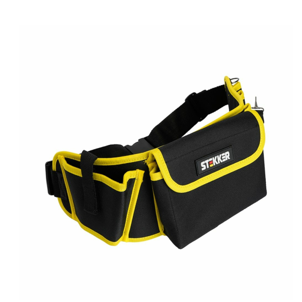 Сумка поясная для инструментов 5 карманов 570*160*62мм Stekker BGS-02