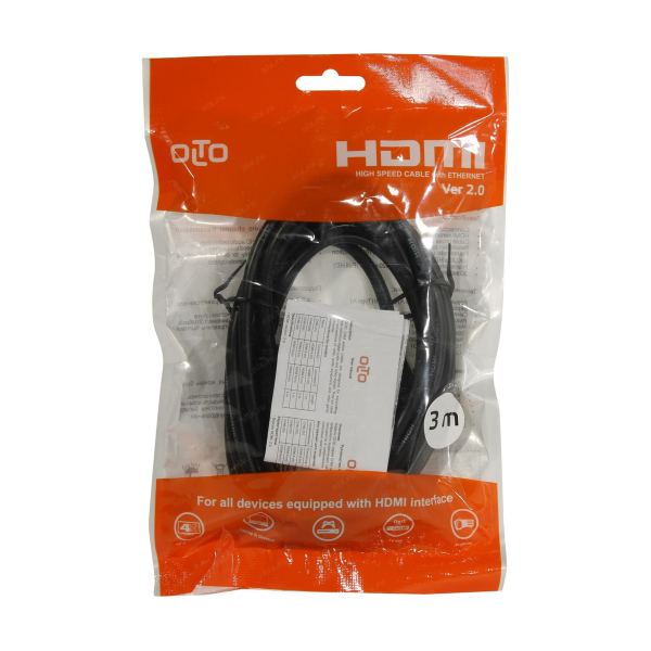 Кабель HDMI 3 метр CHM-230 OLTO