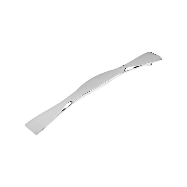 Ручка-скоба 192мм серебро ТУНДРА