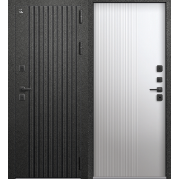 Входная T-30 Графит муар/Кашемир белый 860*2050 R Центурион