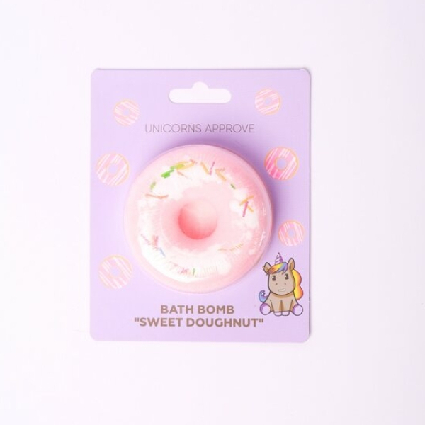 Бомбочка для ванны 60г Sweet Doughnut Unicorns Approve