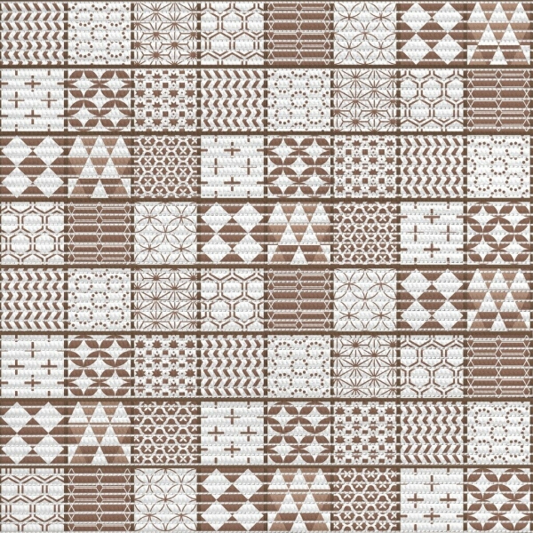 Коврик отрезной для ванной ВПВХ 0,8*15м Преображение 218PT-brown VILINA