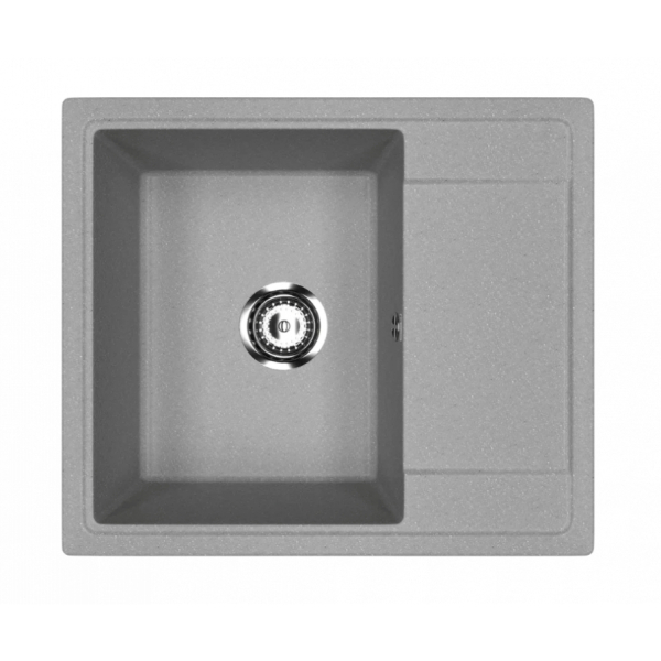 Мойка из иск.камня 575*495мм гл.19см светло-серый SOFT-TOUCH GR575-003 GOTA ROCIO