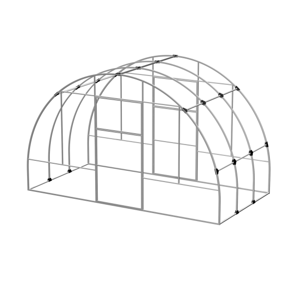Теплица каркас 2х4х2,4 Польза-4 Усиленная
